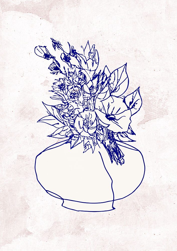 Floralineno11 art print by Treechild for $57.95 CAD