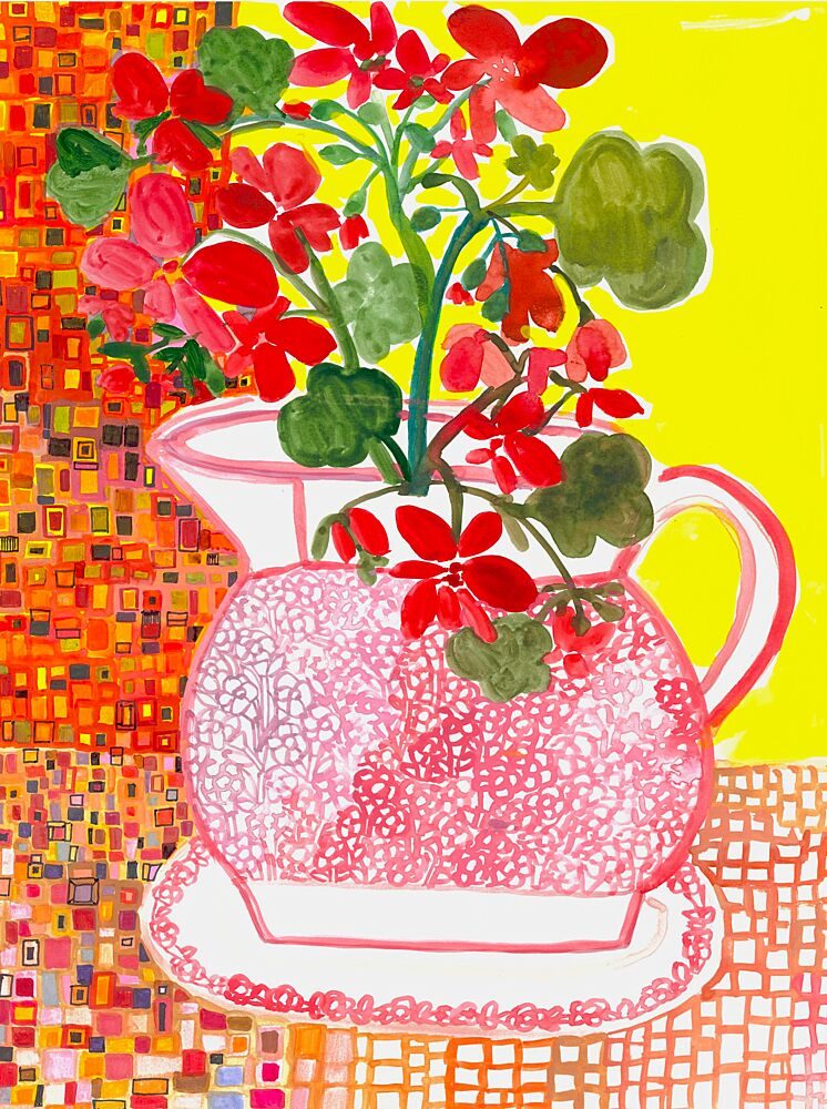 Red Geranium art print by Sharon Nullmeyer for $57.95 CAD