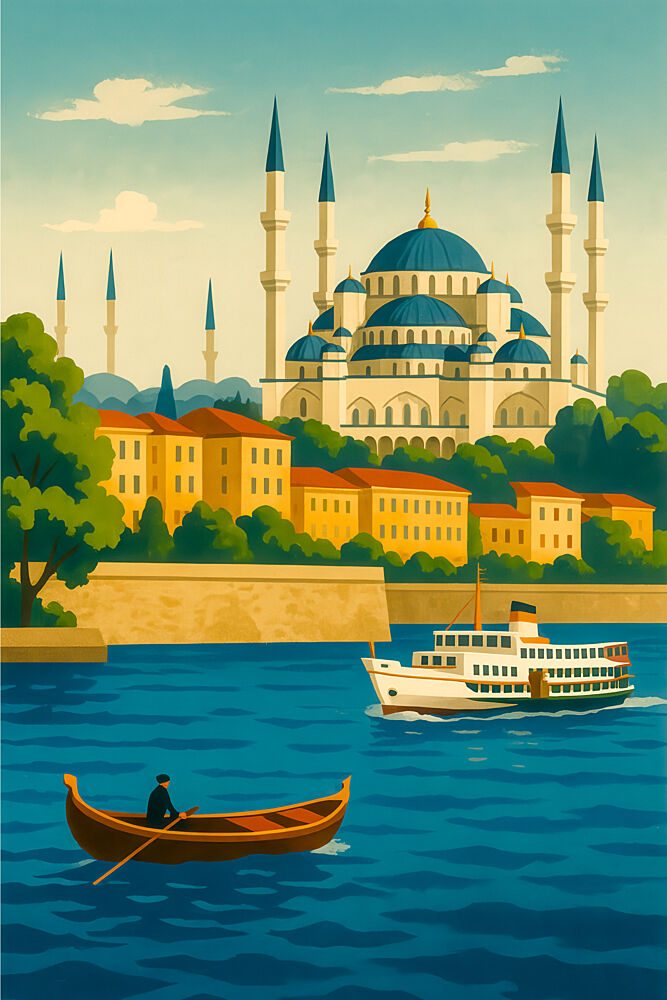 Istanbul Dreamscape art print by Taudalpoi for $57.95 CAD