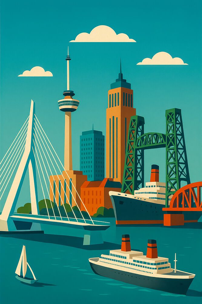 Rotterdam Adventure art print by Taudalpoi for $57.95 CAD