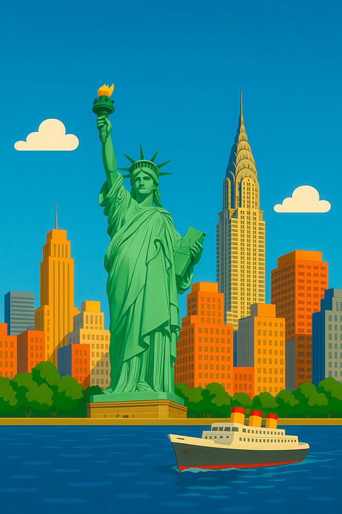 New York City art print by Taudalpoi for $57.95 CAD