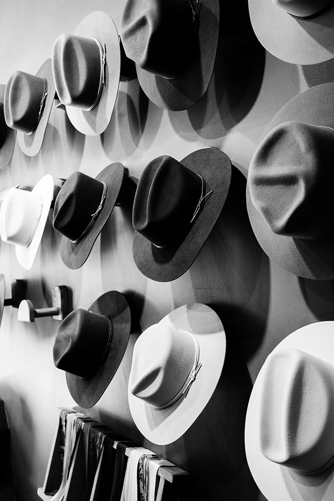 Cowboy hats art print by Raisa Zwart for $57.95 CAD