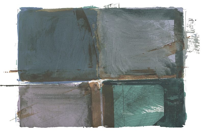 Subtle Color Blocks art print by Cartissi for $57.95 CAD