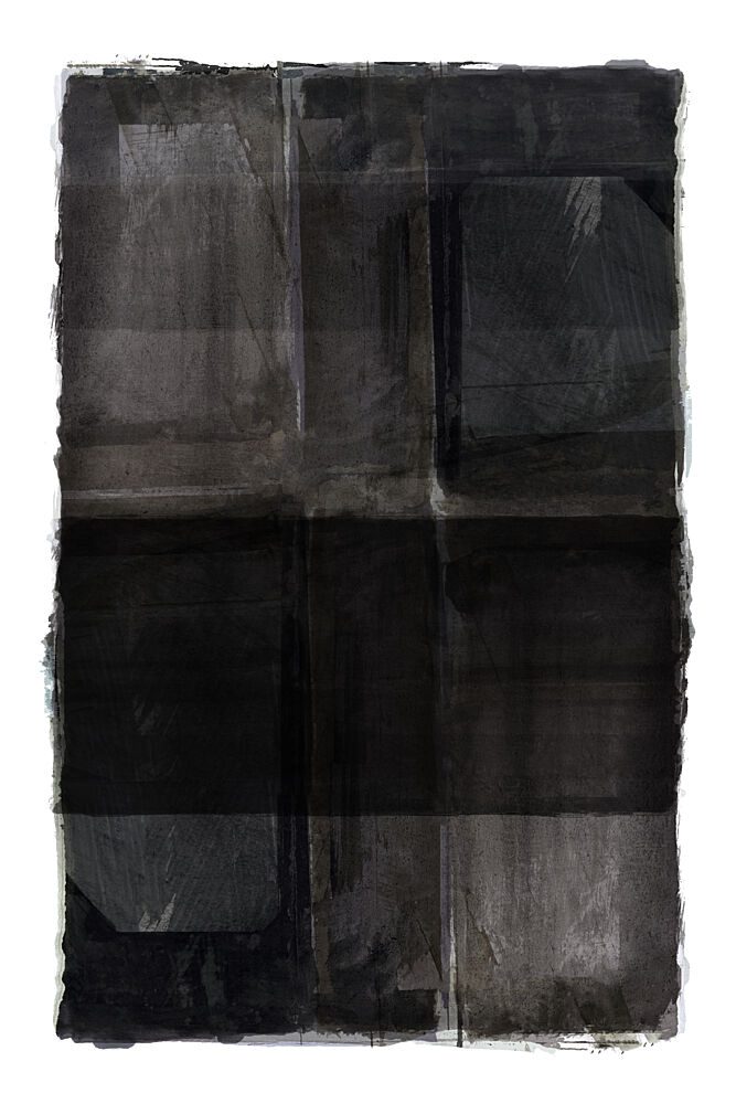 Abstract Dark Layers art print by Cartissi for $57.95 CAD