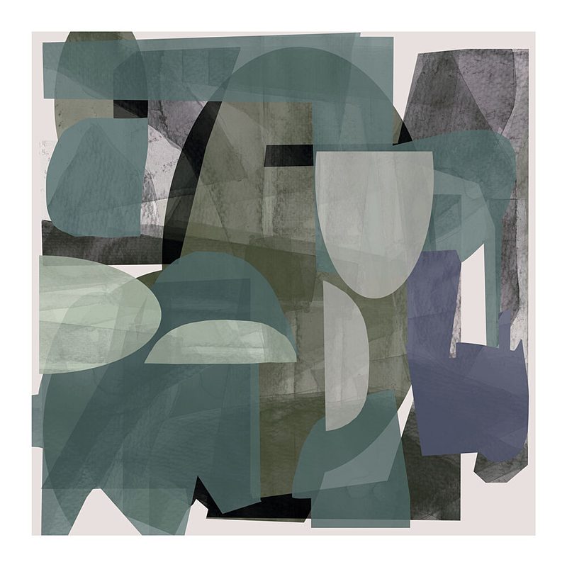 Layered Abstract Shapes art print by Cartissi for $57.95 CAD
