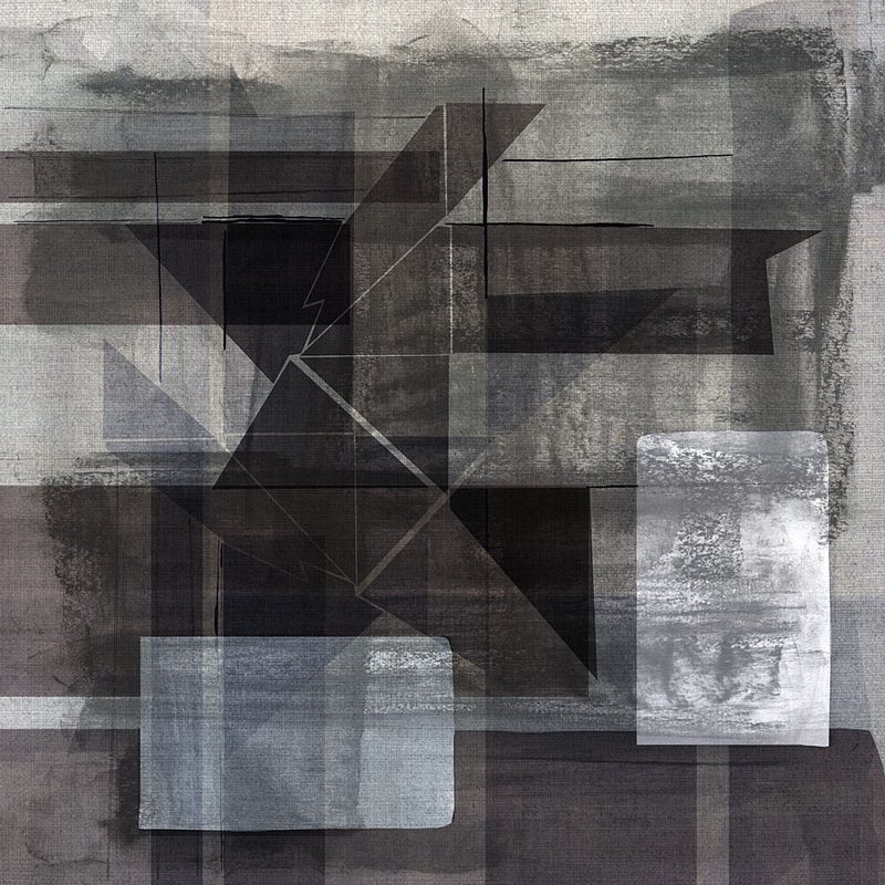Geometric Layers Abstract art print by Cartissi for $57.95 CAD