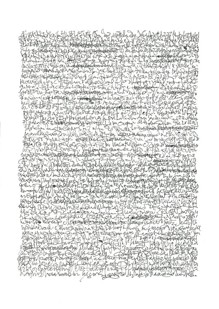 Asemic Writing Treatise art print by Isabelle Brent for $57.95 CAD
