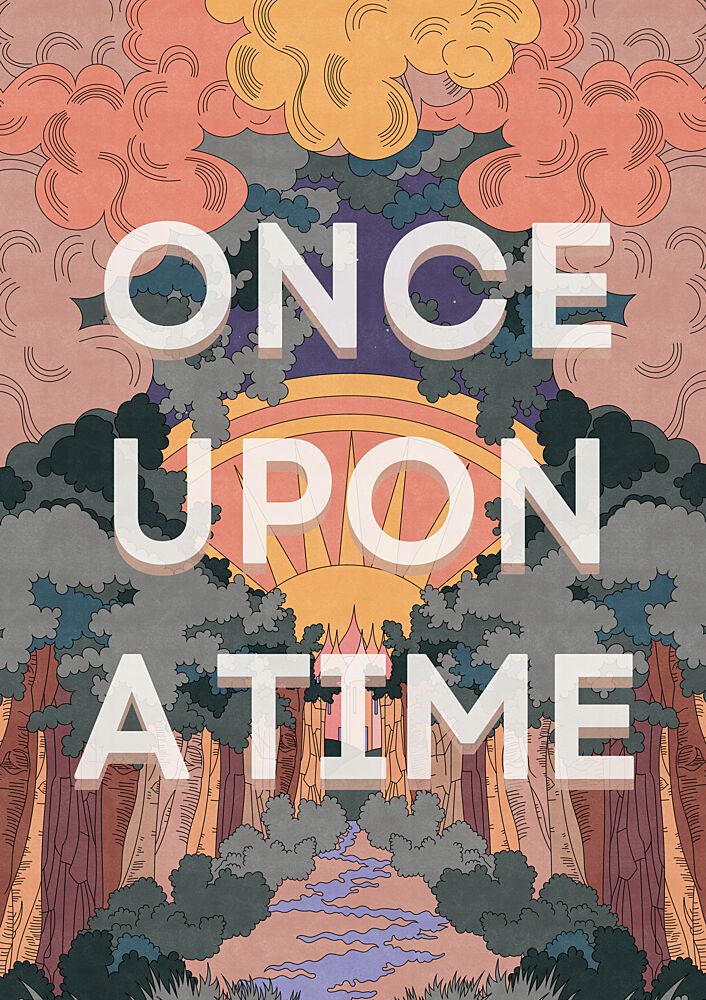 Once upon a Time art print by OMG Kitty for $57.95 CAD