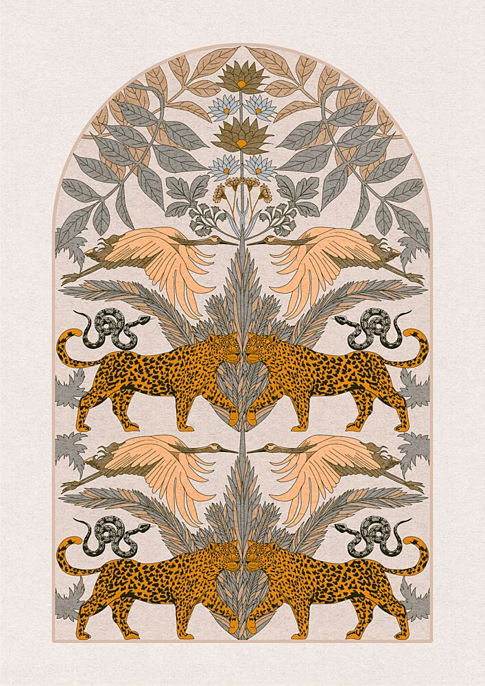 Exotic Leopard Symmetries art print by OMG Kitty for $57.95 CAD