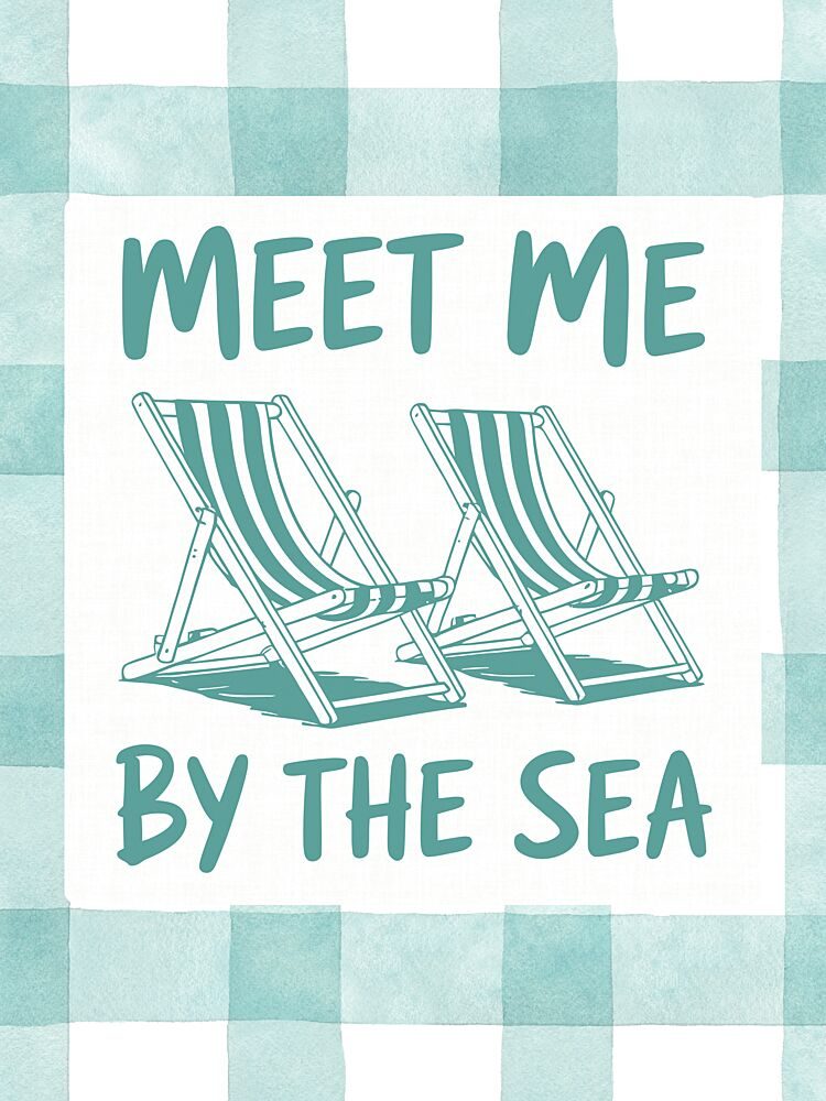 Meet Me by the Sea art print by Jolly and Dash for $57.95 CAD