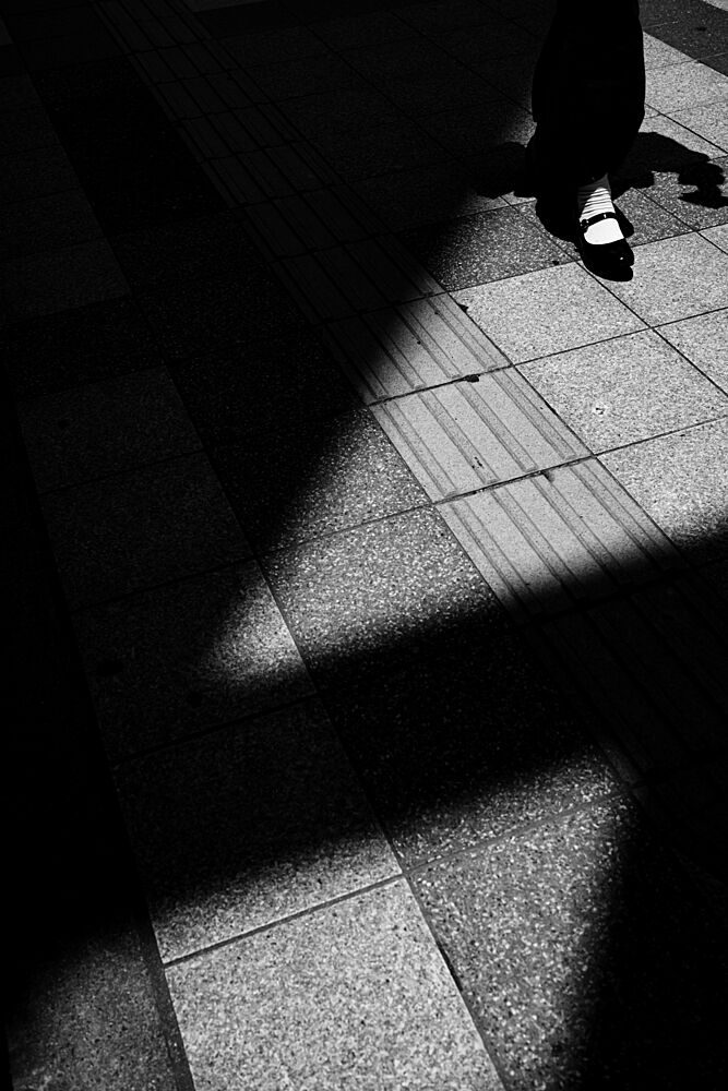 Street Shadow Stride art print by Kazutaka Niigata for $57.95 CAD