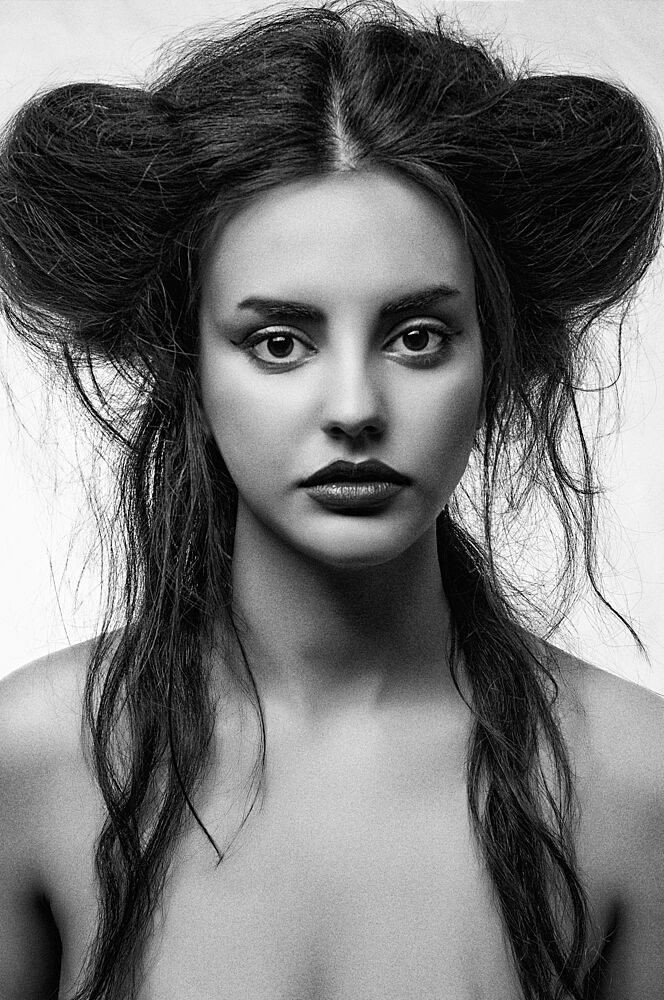 Dramatic Studio Portrait art print by Glamour Studio for $57.95 CAD