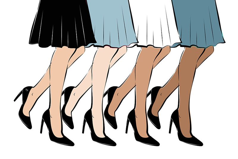 Diverse Fashion Walk art print by Martina for $57.95 CAD