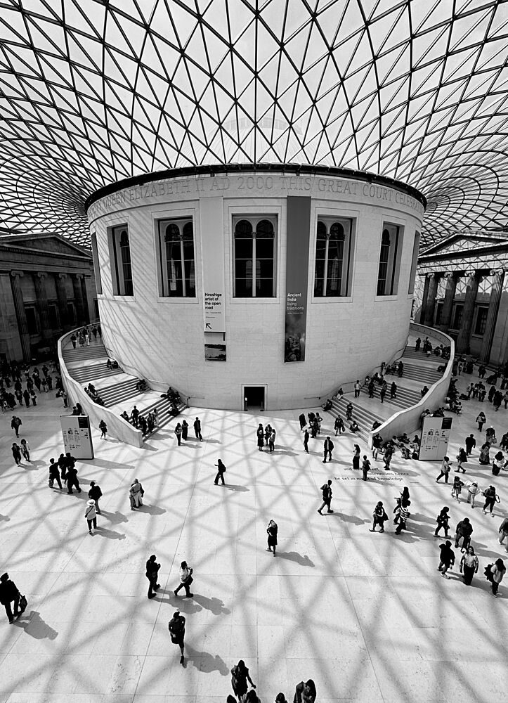 British Museum Grand Court art print by Kimio Kobayashi for $57.95 CAD