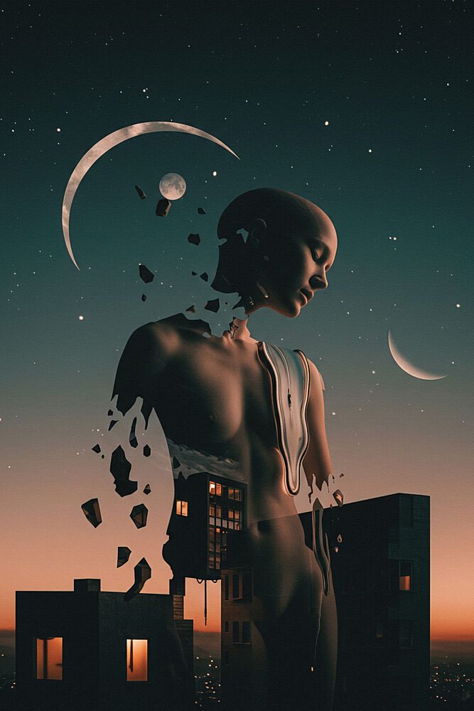 Dissolving City Dream art print by Miguel Bruzual for $57.95 CAD