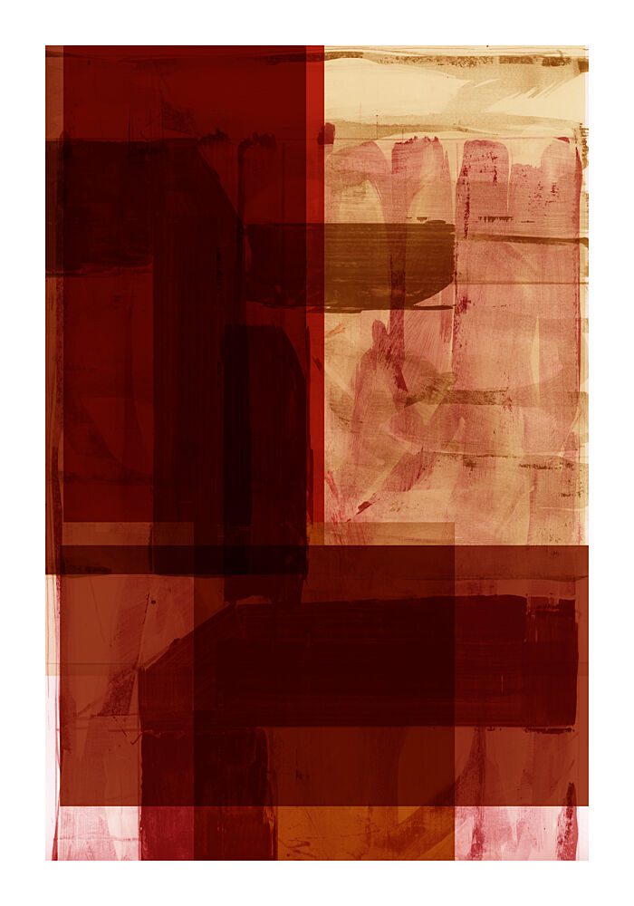 Deep Red Abstraction art print by Cartissi for $57.95 CAD