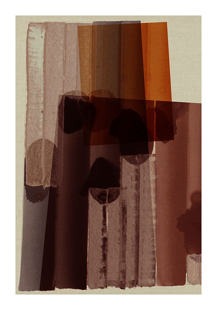 Layered Earth Tones art print by Cartissi for $57.95 CAD