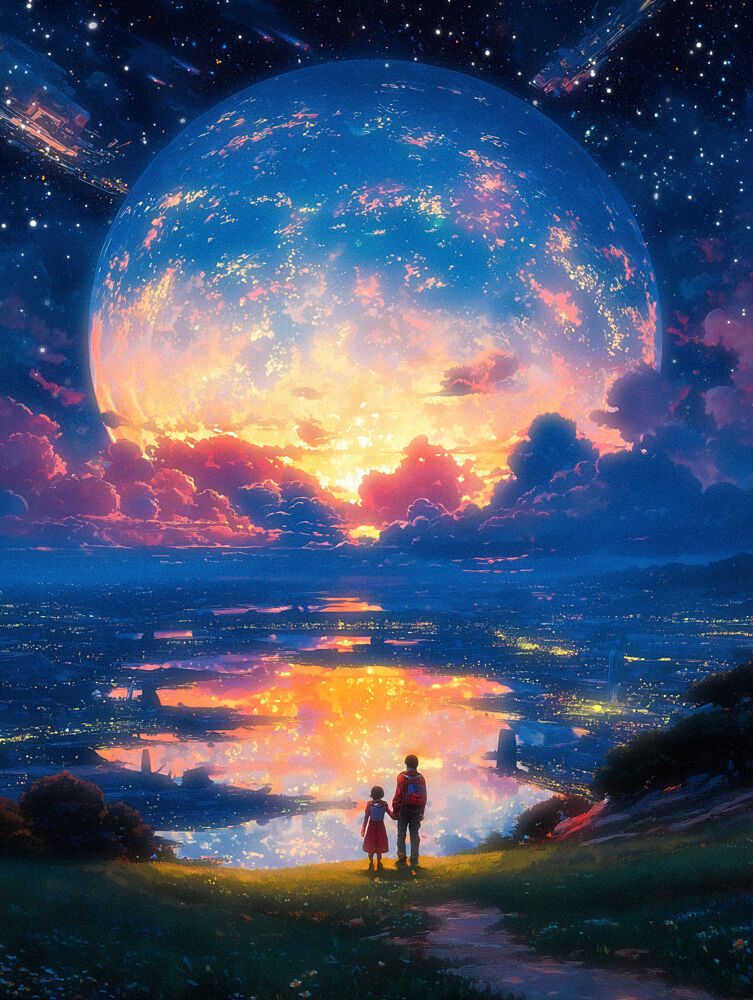 Stargazing with You art print by Taudalpoi for $57.95 CAD