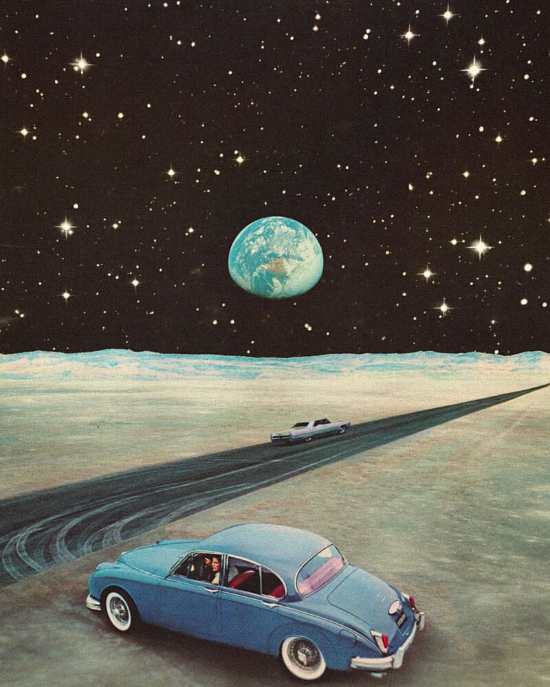 Lunar Pitstop art print by Taudalpoi for $57.95 CAD