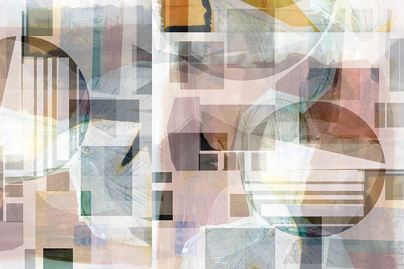 Soft Geometric Abstraction art print by Cartissi for $57.95 CAD