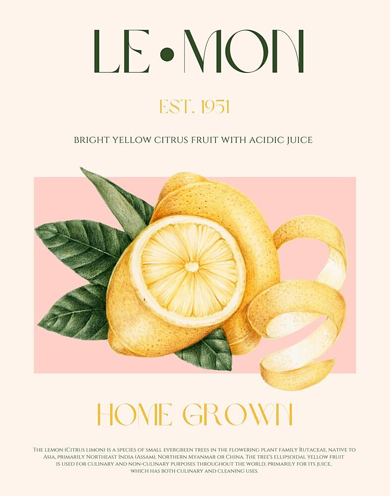Bright Yellow Lemons art print by Nazma Khokhar for $57.95 CAD