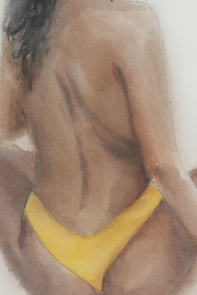 Beautifulbackno02 art print by Treechild for $57.95 CAD