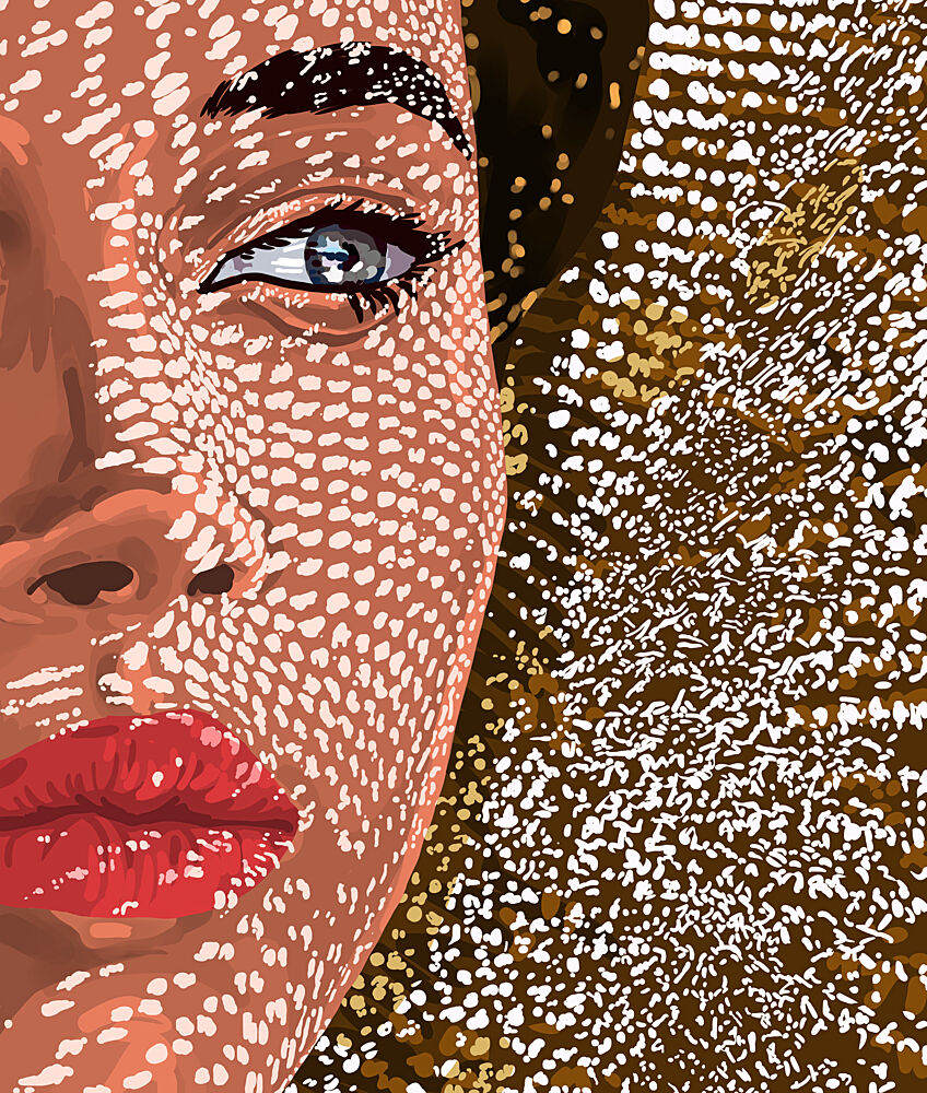 Dappled Light Portrait art print by Uma Gokhale for $57.95 CAD