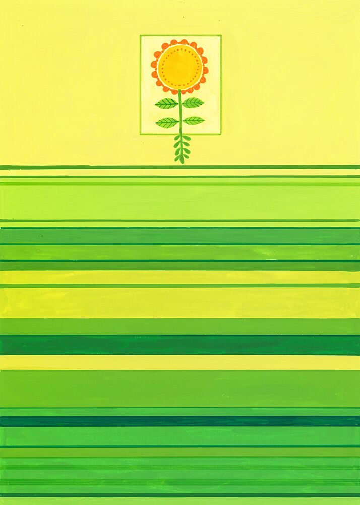 Summer Sunflower art print by Isabelle Brent for $57.95 CAD