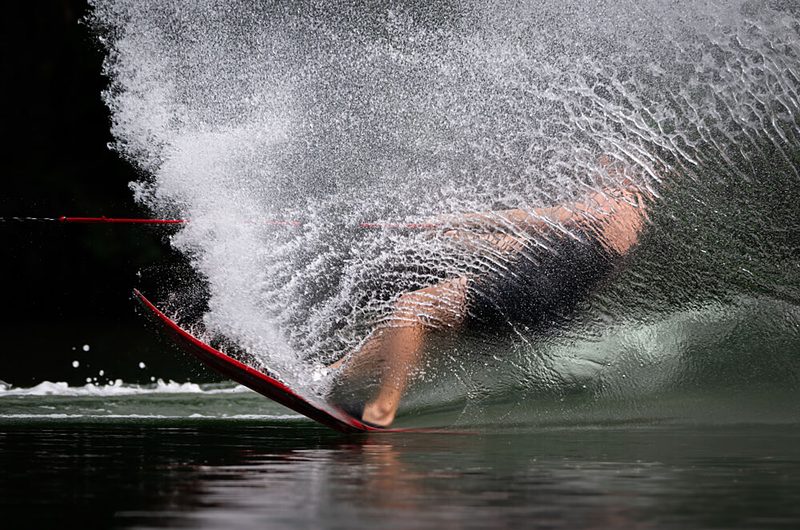Dynamic Water Ski Action art print by Vicki Lai for $57.95 CAD