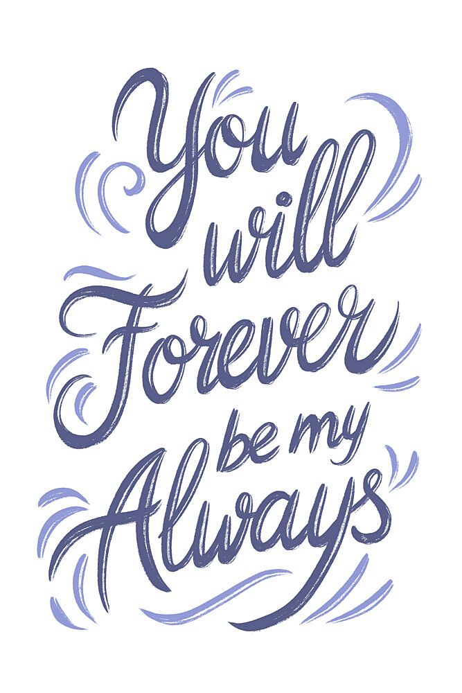 Forever My Always art print by Martina for $57.95 CAD