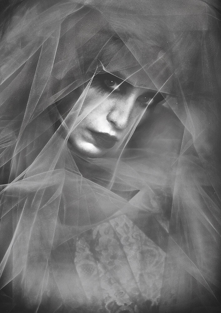 Ethereal Veiled Portrait art print by Erik Jaderholm for $57.95 CAD