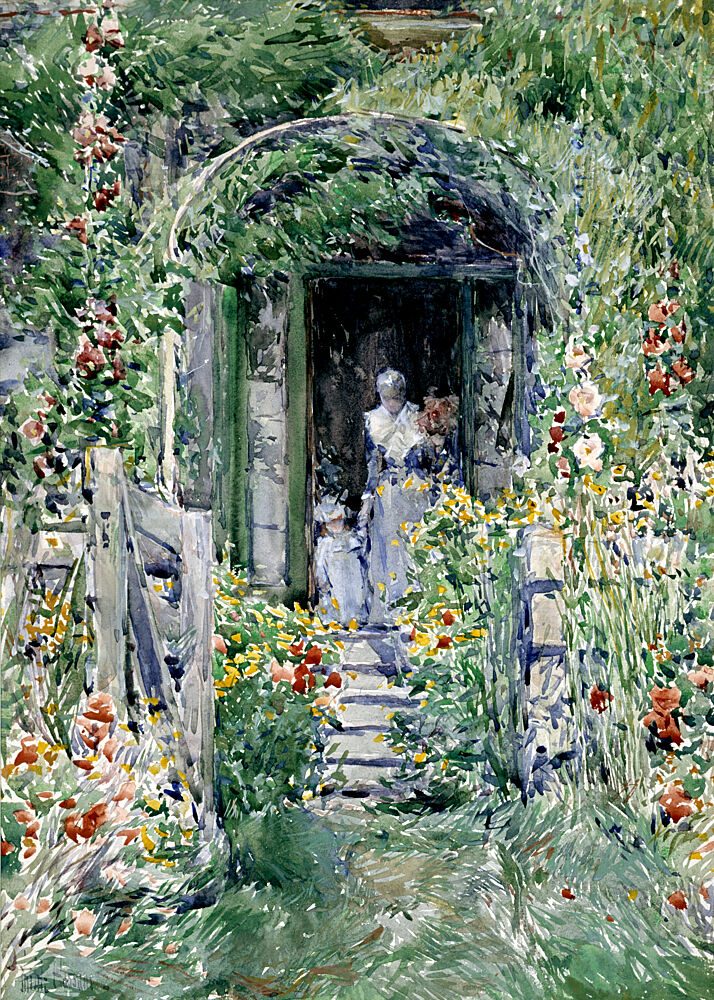The Garden in Its Glory art print by Frederick Childe Hassam for $57.95 CAD