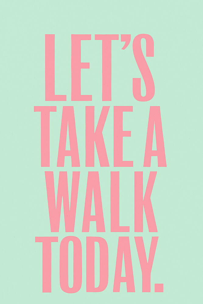 Lets Take a Walk Today art print by Treechild for $57.95 CAD