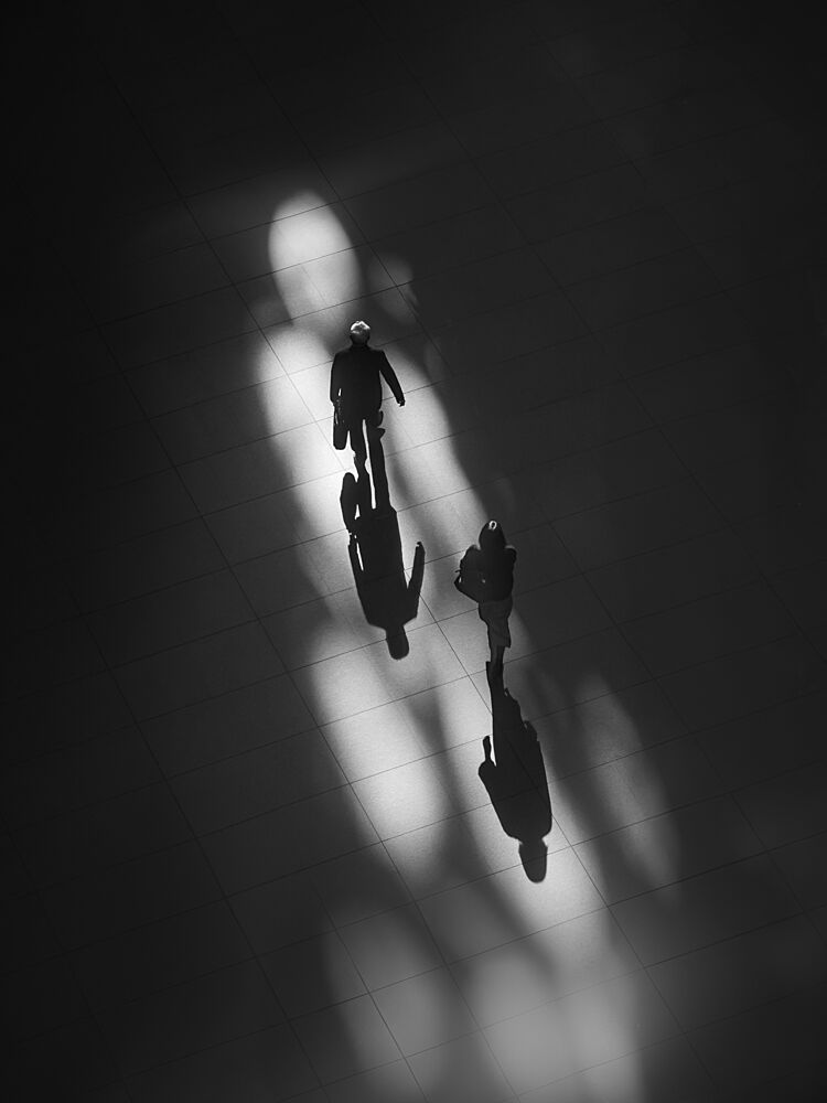 Urban Walk in Shadows art print by Ikumi Fukazawa for $57.95 CAD