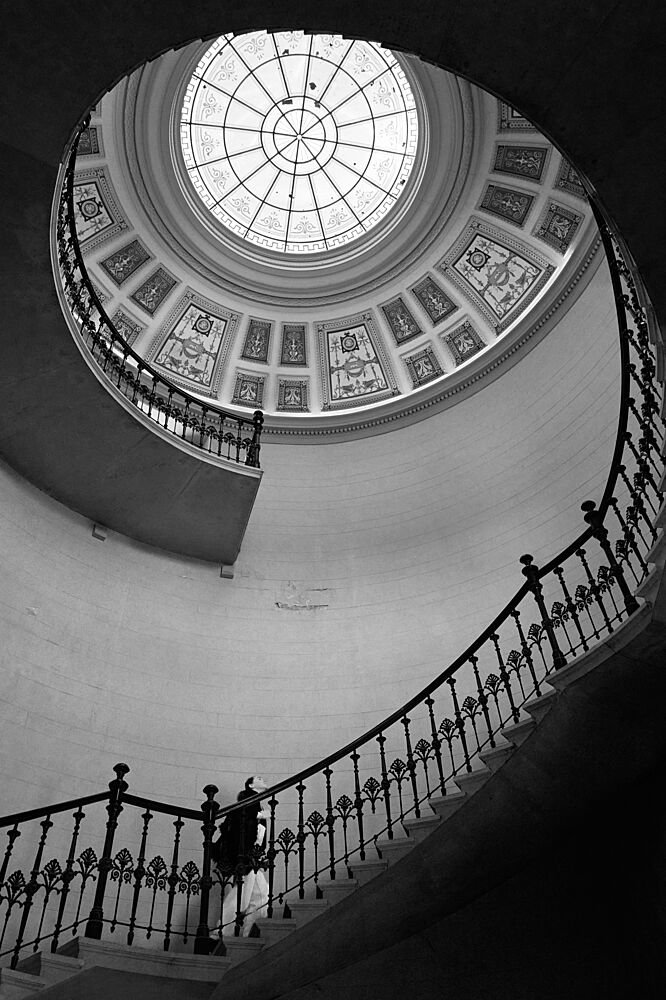 Elegant Dome Staircase art print by Tamas Dragon for $57.95 CAD