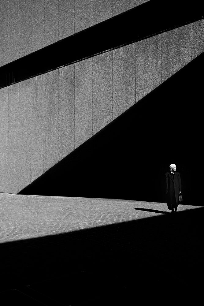 Urban Shadow Walker art print by Fabio Montalto for $57.95 CAD