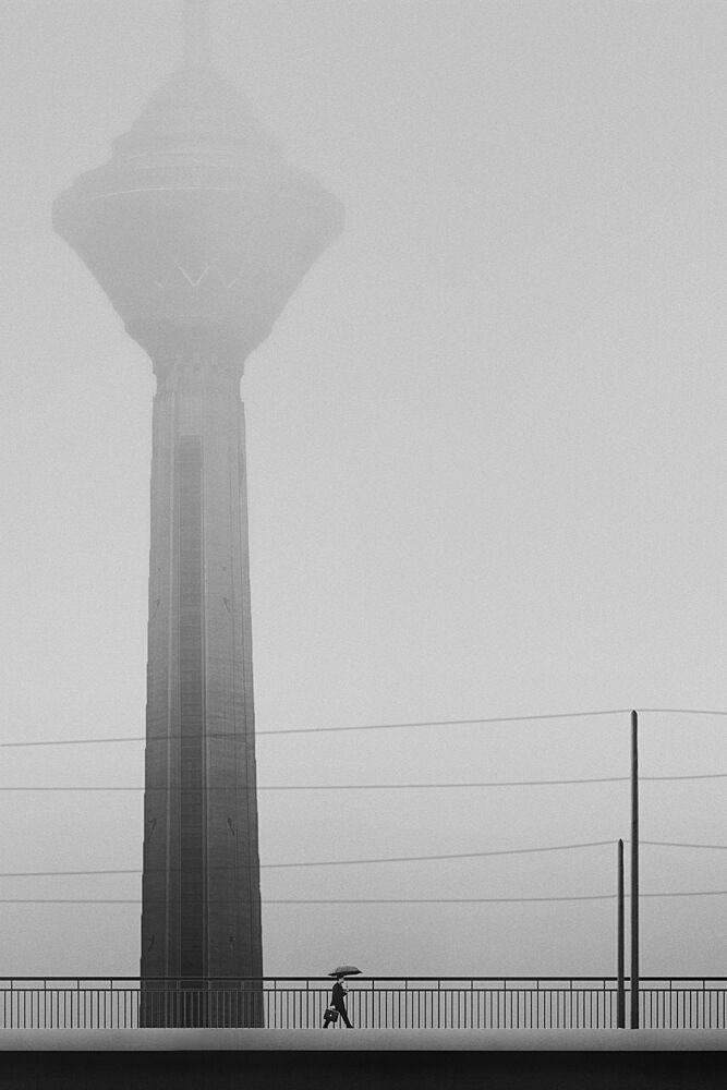 Misty Urban Solitude art print by Tina Hemmati for $57.95 CAD