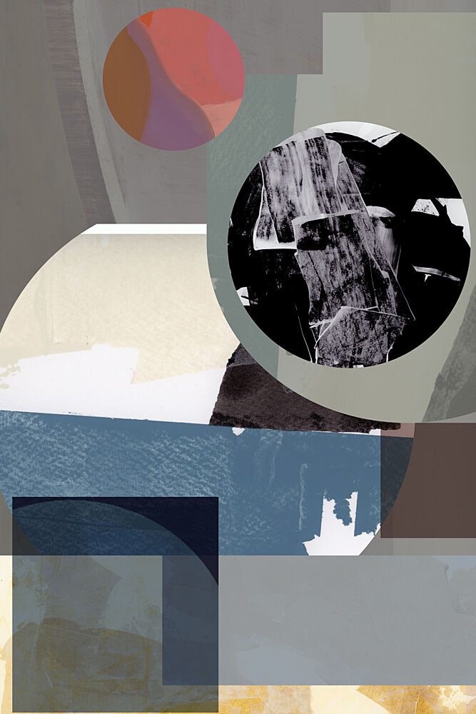 Layered Geometric Forms art print by Cartissi for $57.95 CAD
