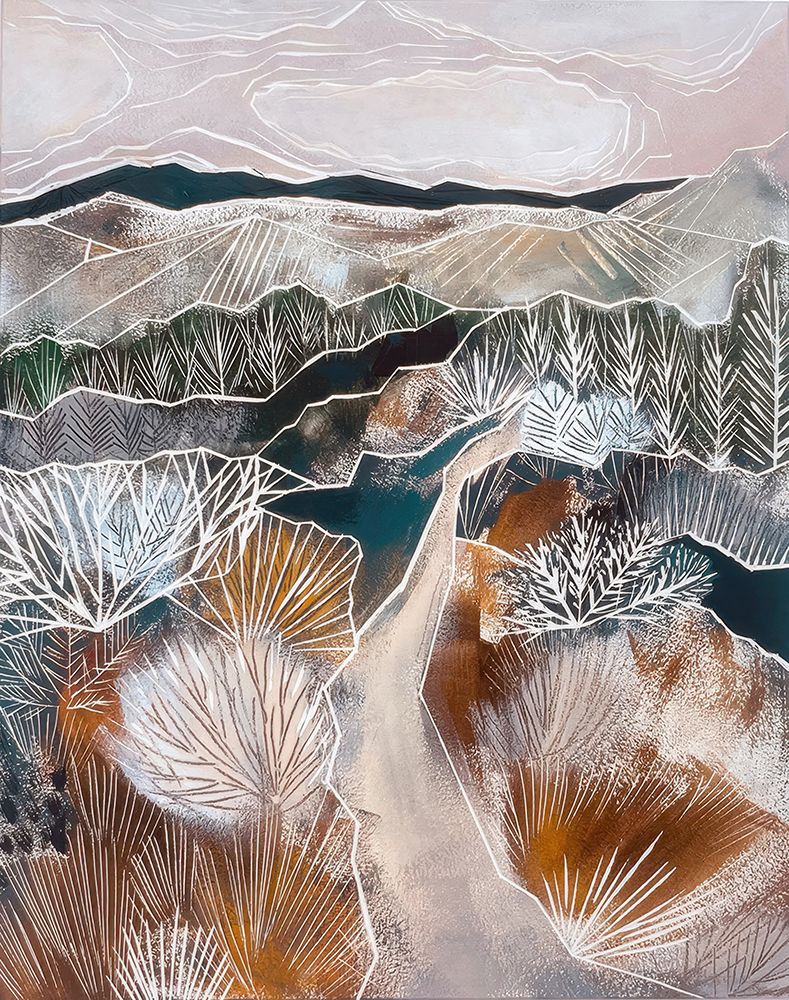 A Winter Walk art print by Sarah Fitzgerald for $57.95 CAD