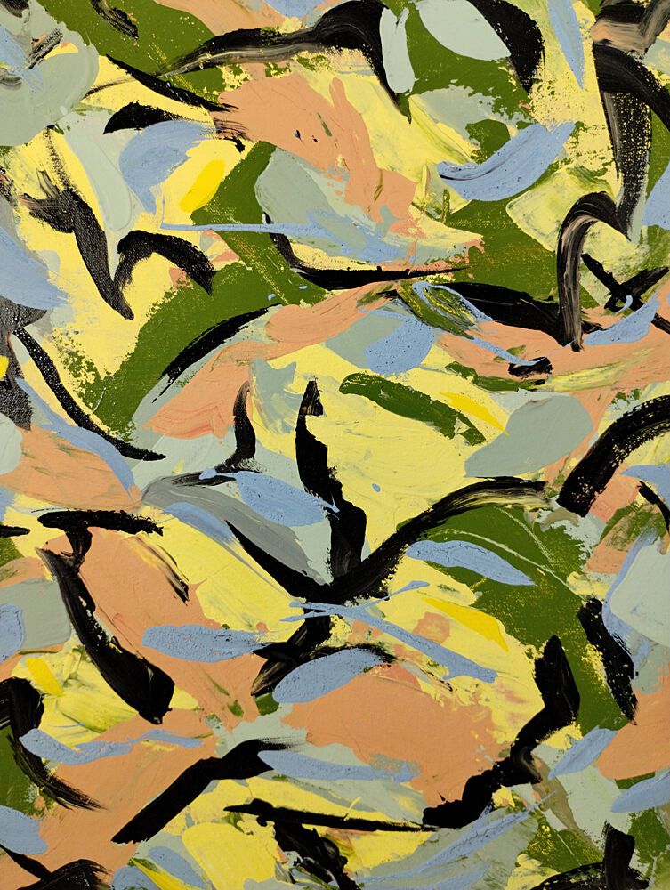Vibrant Abstract Strokes art print by Michael Cross for $57.95 CAD