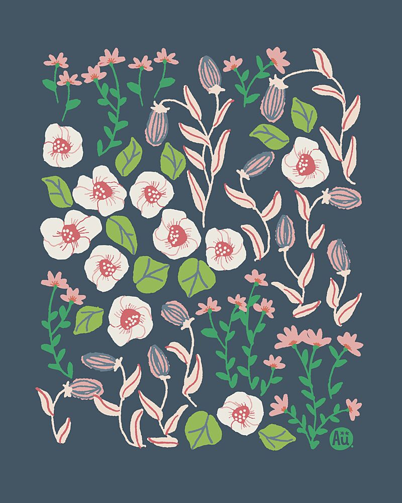 Wild Garden Blooms art print by Aia Ueno for $57.95 CAD