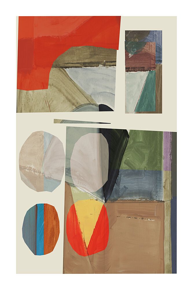 Geometric Color Collage art print by Cartissi for $57.95 CAD