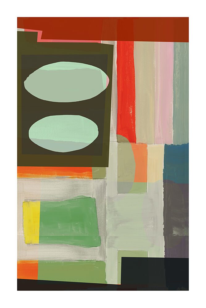 Colorful Abstract Blocks art print by Cartissi for $57.95 CAD