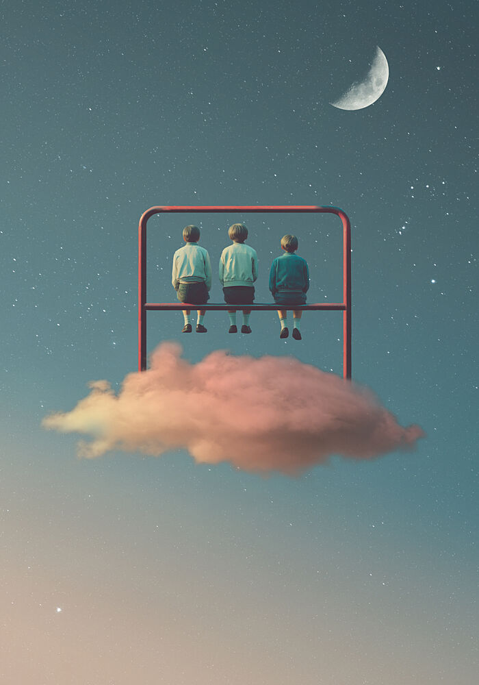 Dreamers under the Moon art print by Daniel Donocik for $57.95 CAD
