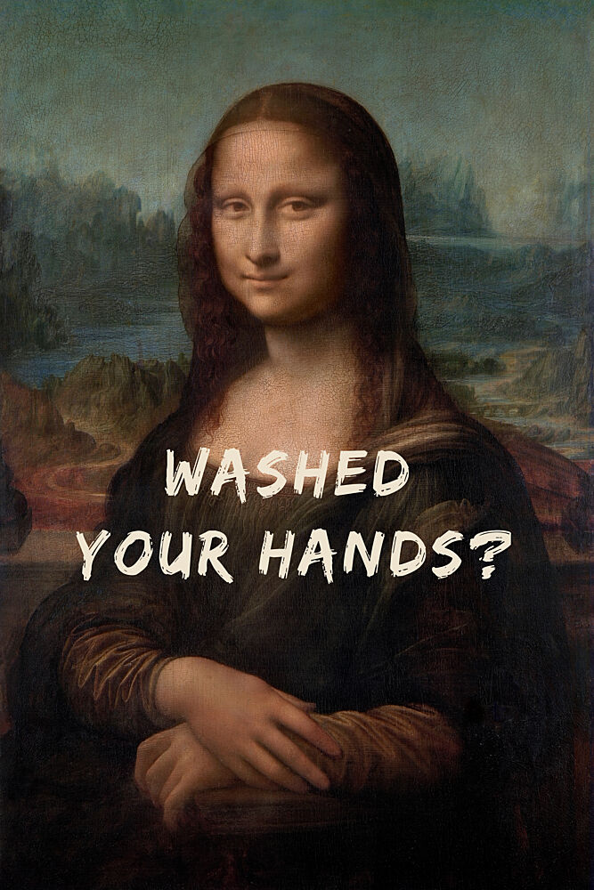 Mona Lisa Washed Hands art print by The Art Concept for $57.95 CAD
