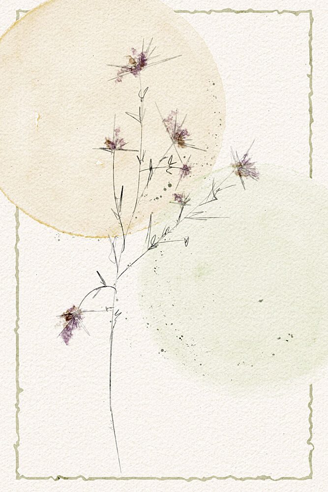 Delicate Botanical Circles art print by Ankie Kooi for $57.95 CAD