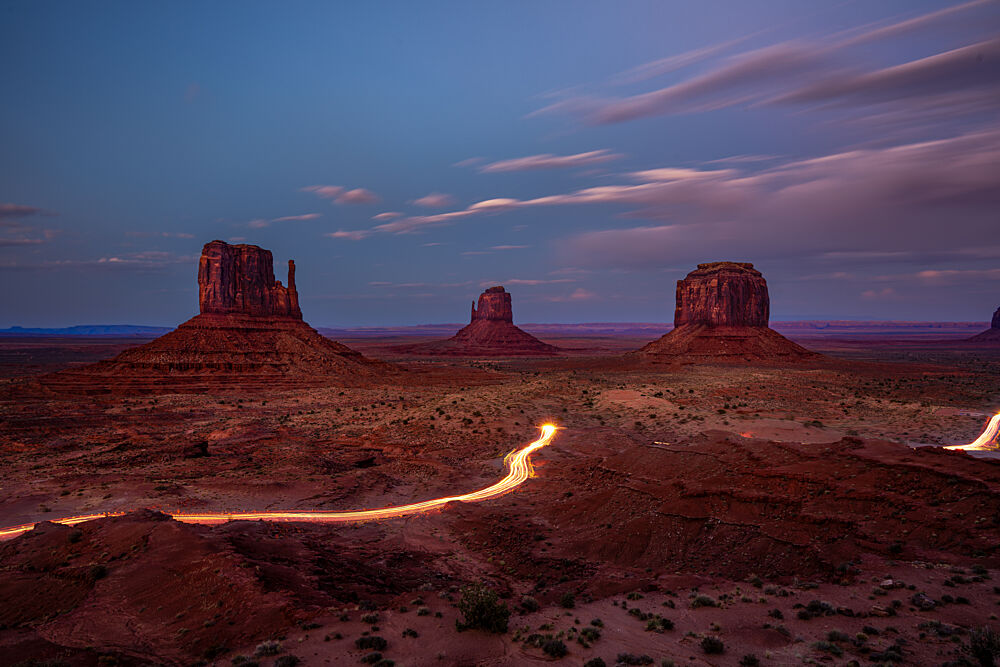 Monument Valley Twilight art print by Wenjin Yu for $57.95 CAD