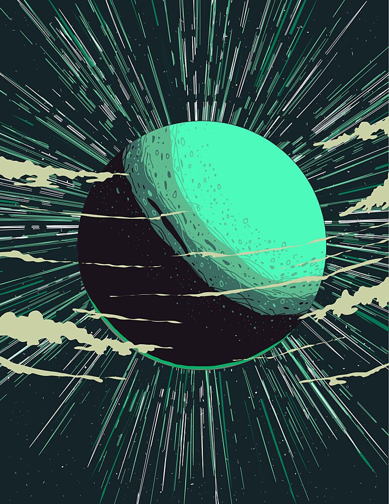 Green Planet Odyssey art print by Nicholas for $57.95 CAD