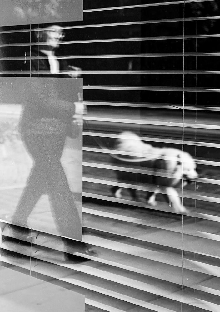 Reflected Street Walk art print by Anna Niemiec for $57.95 CAD