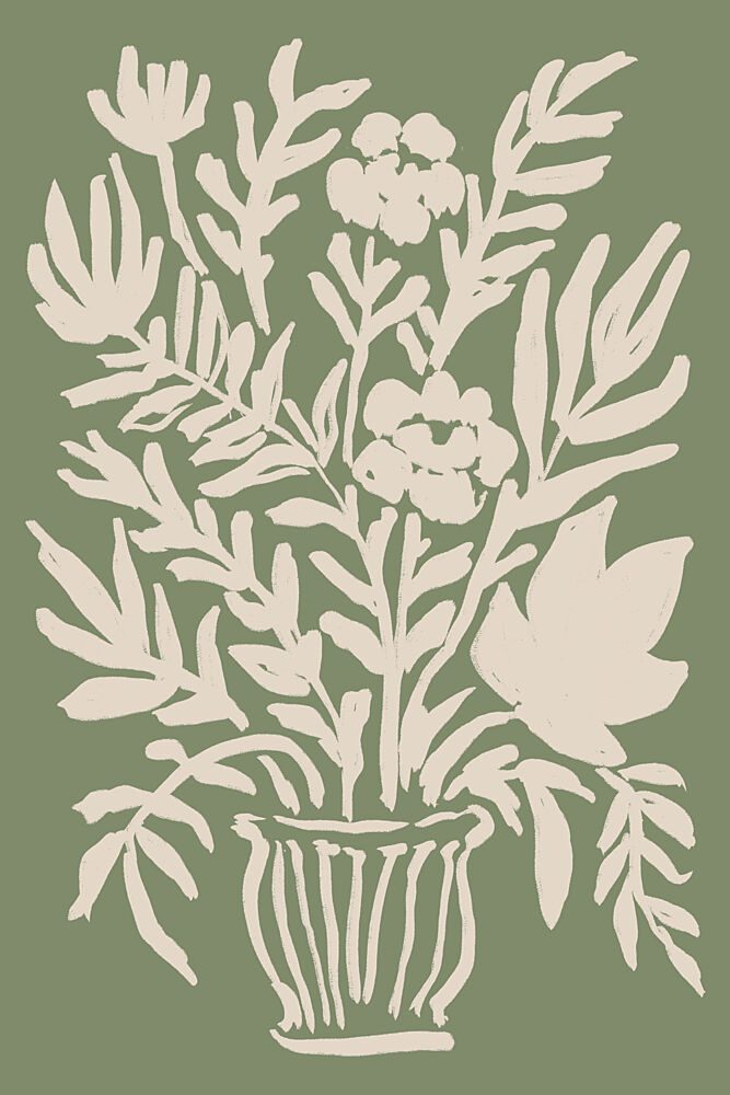 Muted Floral Bouquet art print by Melloi Art Prints for $57.95 CAD